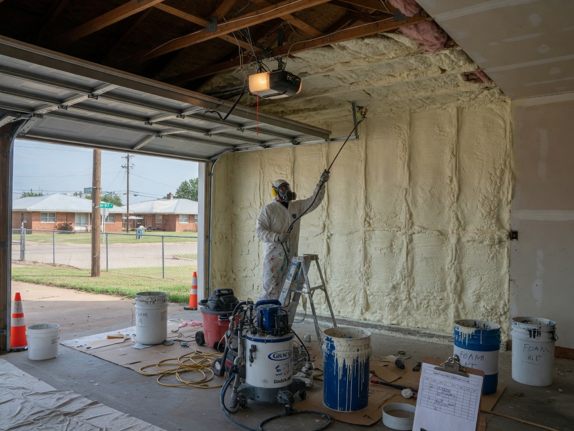How Much Does It Cost to Spray Foam a Garage in Sapulpa?